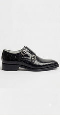 Back crocodile monkstrap