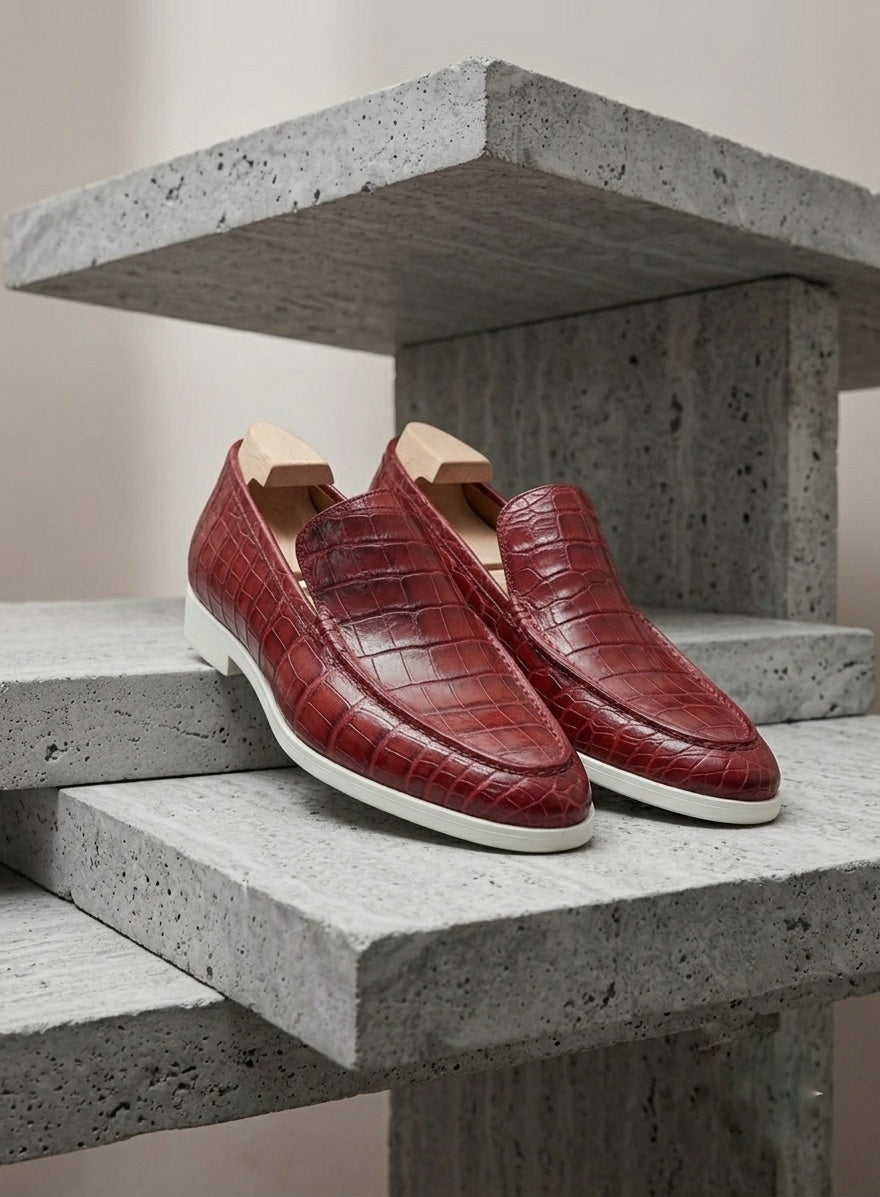 Handcrafted Designer Footwear with Natural Wood Shoe Trees
