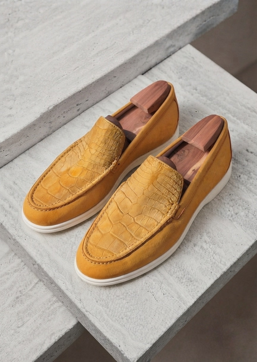 Handcrafted Leather Footwear with Light Soles and Cedar Shoe Trees